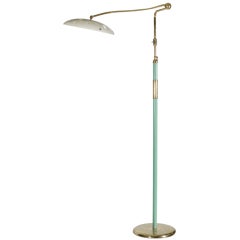 Adjustable Height Swing Arm Floor Lamp by Arredoluce 8
