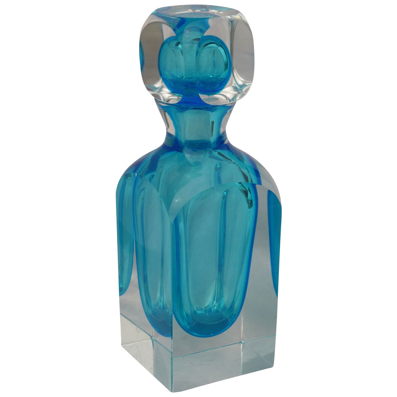 Massive Murano Sommerso Decanter