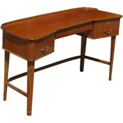 Swedish Art Deco Maohgany Desk/Vanity