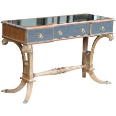 Grosfeld House Mirrored Plume Console Table