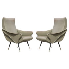 Sculptural Pair of Italian Chairs 3