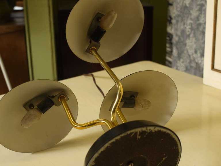 Brass Lamp by Gino Sarfatti for Lightolier