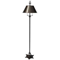 Sculptural Bronze Art Deco Floor Lamp by The Crest Company circa 1930 8