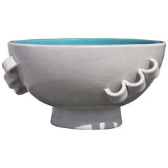 Sculptural Italian Three Handled Bowl 1