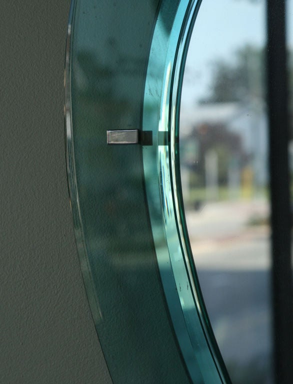 Inverted Tear Drop Mirror attributed to Fontana Arte