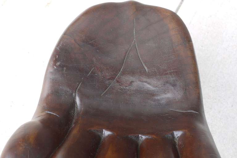 Diminutive Pair of Indonesian Hand Chairs circa 1960 2