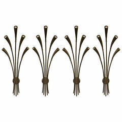 Set of Four Italian Sconces Attributed to Lumi 4