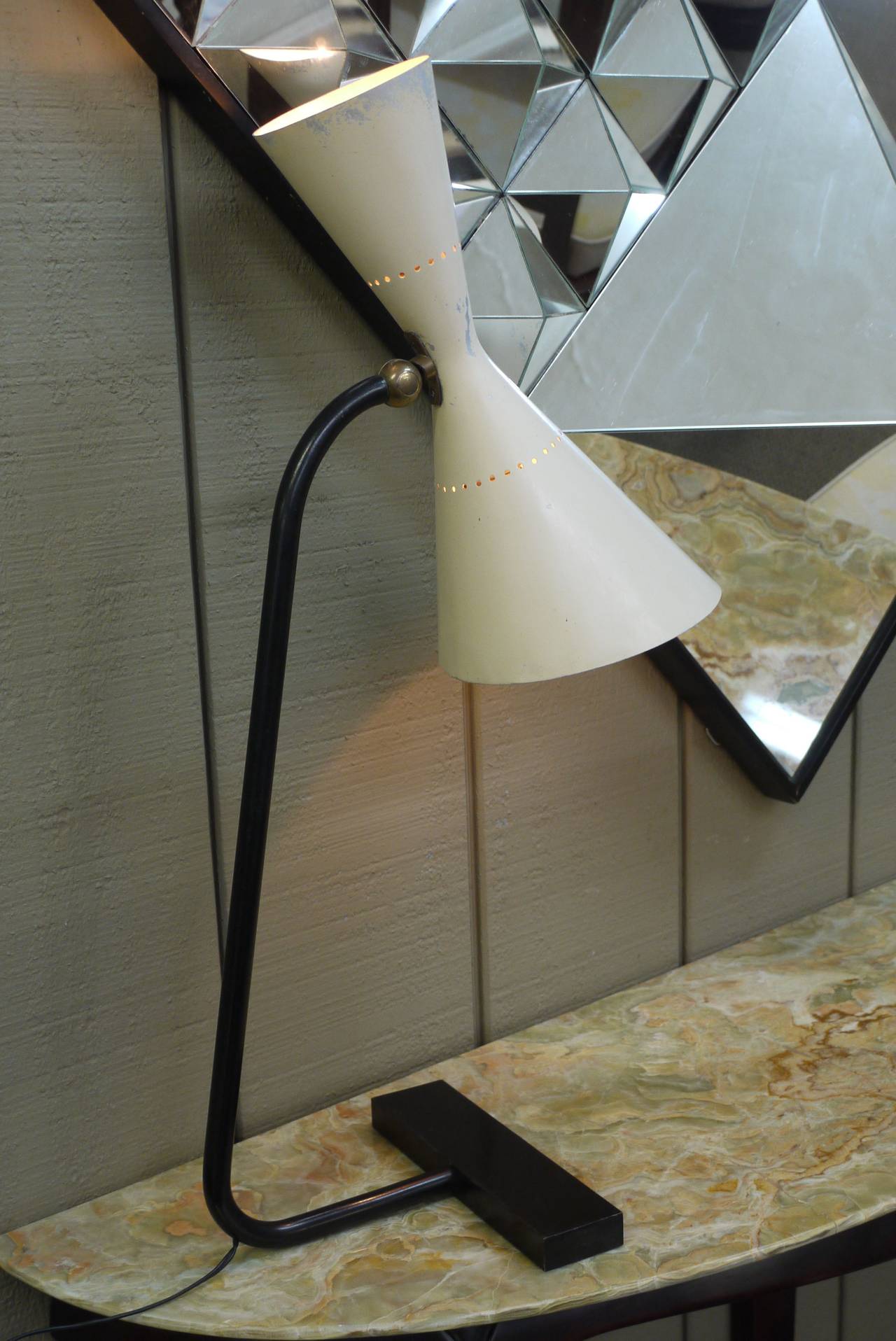 Italian Signed Stilnovo Adjustable Desk Lamp