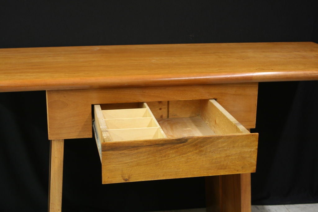 Italian Fruitwood Console Attributed to Giovanni Michelucci