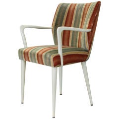 Set of 8 Gio Ponti Style Dining Chairs from the Bristol Hotel
