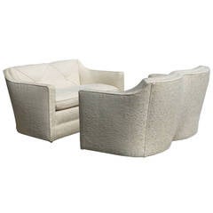 Luxurious Pair of Loveseats Attributed to Grosfeld House