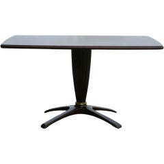 Architectural Italian Mahogany Center Table