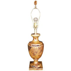 Penshell Urn Shaped Table Lamp