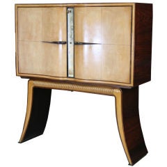 Sculptural Italian Deco Bar