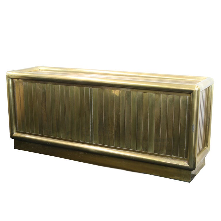 Mastercraft 4 Door Brass Credenza