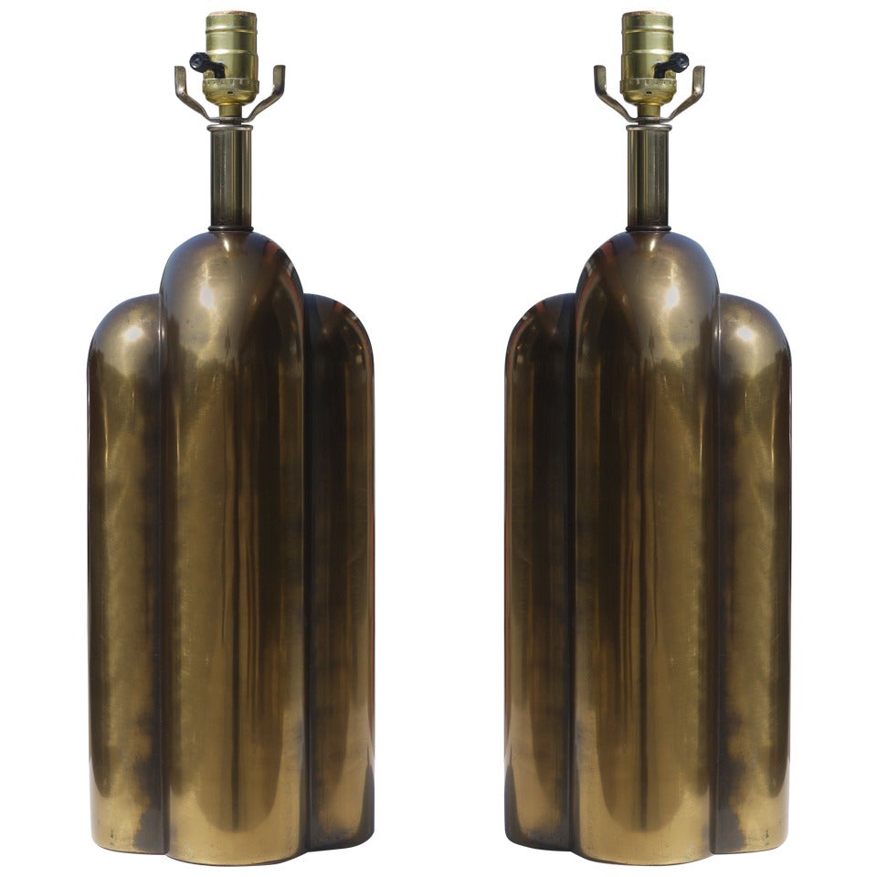 Pair of Deco Revival Lamps by Westwood Industries