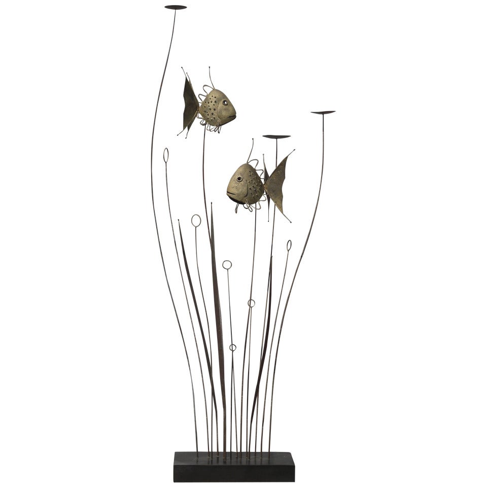 Brass Kinetic Sculpture by Ruddolph Turnbull circa 1950