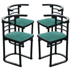 Set of Four Chairs by Josef Hoffman for Thonet