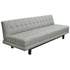 Low Profile Tufted Armless Sofa Attributed to Harvey Probber