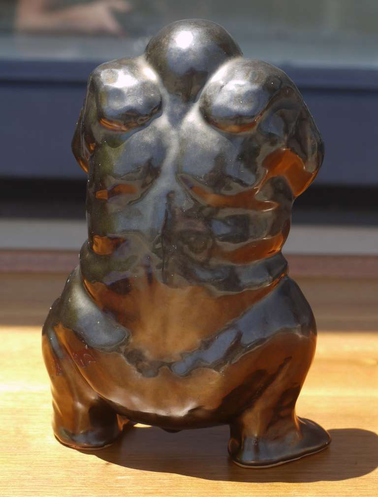 Danish Ceramic Gorilla by Emil Ruge for Dybböl 1