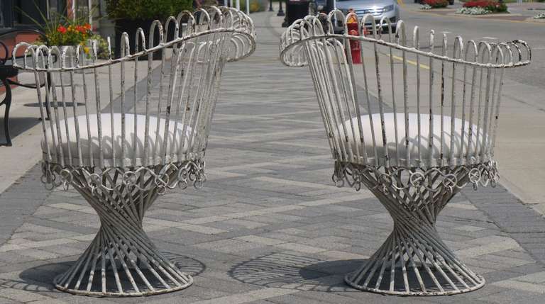Pair of Iron Chairs by Mathieu Matégot 2