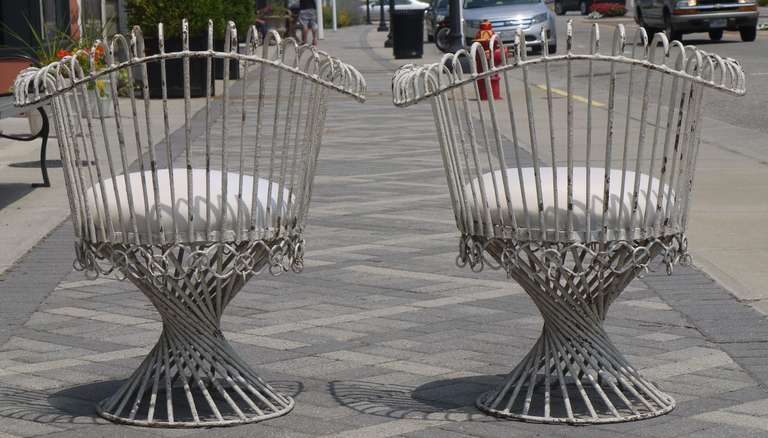 Pair of Iron Chairs by Mathieu Matégot 3