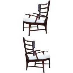 Pair of Arm Chairs by Paolo Buffa 1