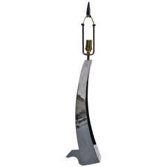 Forged Stainless Lamp by Curtis Norton 7