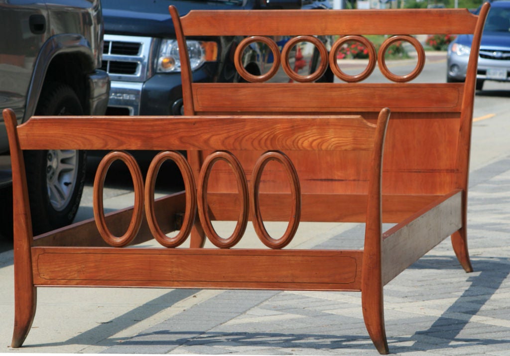 Pair of 1940's Italian Walnut Daybeds at 1stdibs