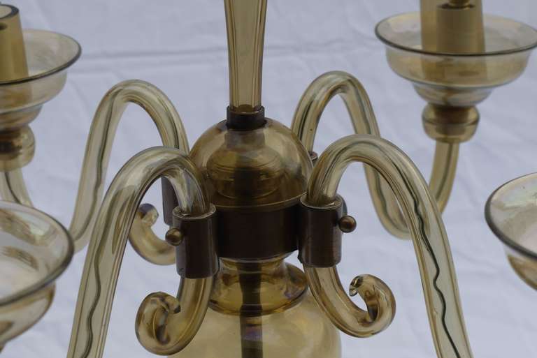 Table Lamp by Vittorio Zecchin for MVM Cappellin In Excellent Condition For Sale In Kilmarnock, VA