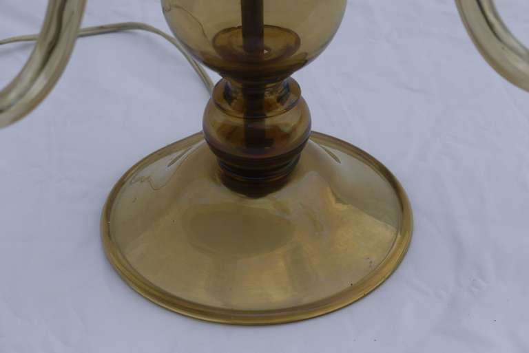 Table Lamp by Vittorio Zecchin for MVM Cappellin For Sale 1