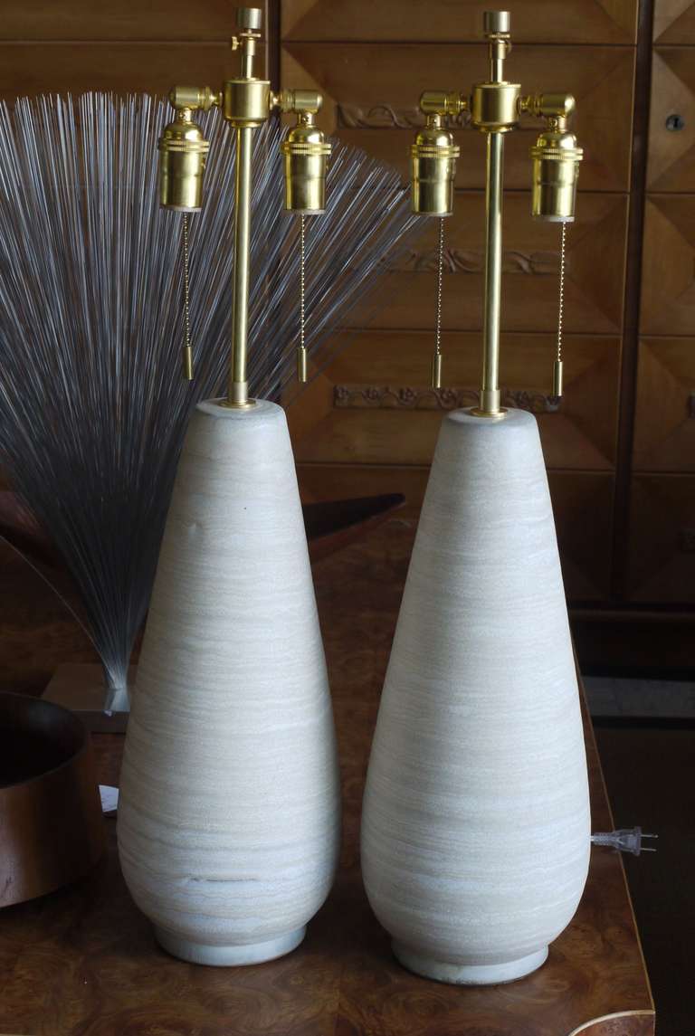 Mid-Century Modern Pair of Design Technics Lamps