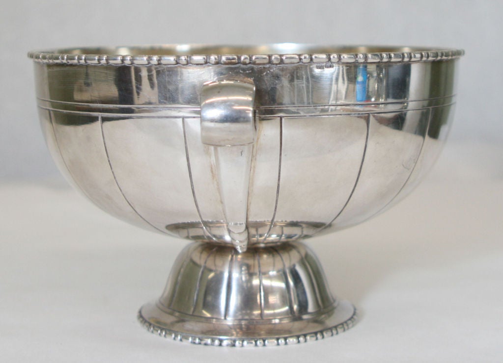 Mid-20th Century Stunning Art Deco Silverplate Footed Compote