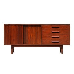 Vintage Japanese 1950's Teak Sideboard