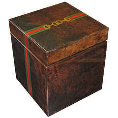 Aldo Tura for Gucci Goatskin Ice Bucket 1