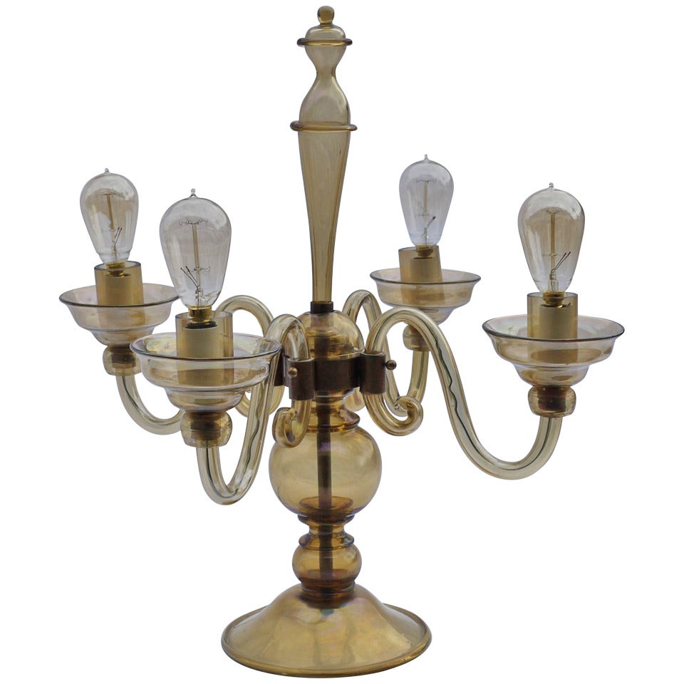 Table Lamp by Vittorio Zecchin for MVM Cappellin For Sale