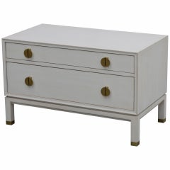 Faux Ivory Low Chest by Dunbar