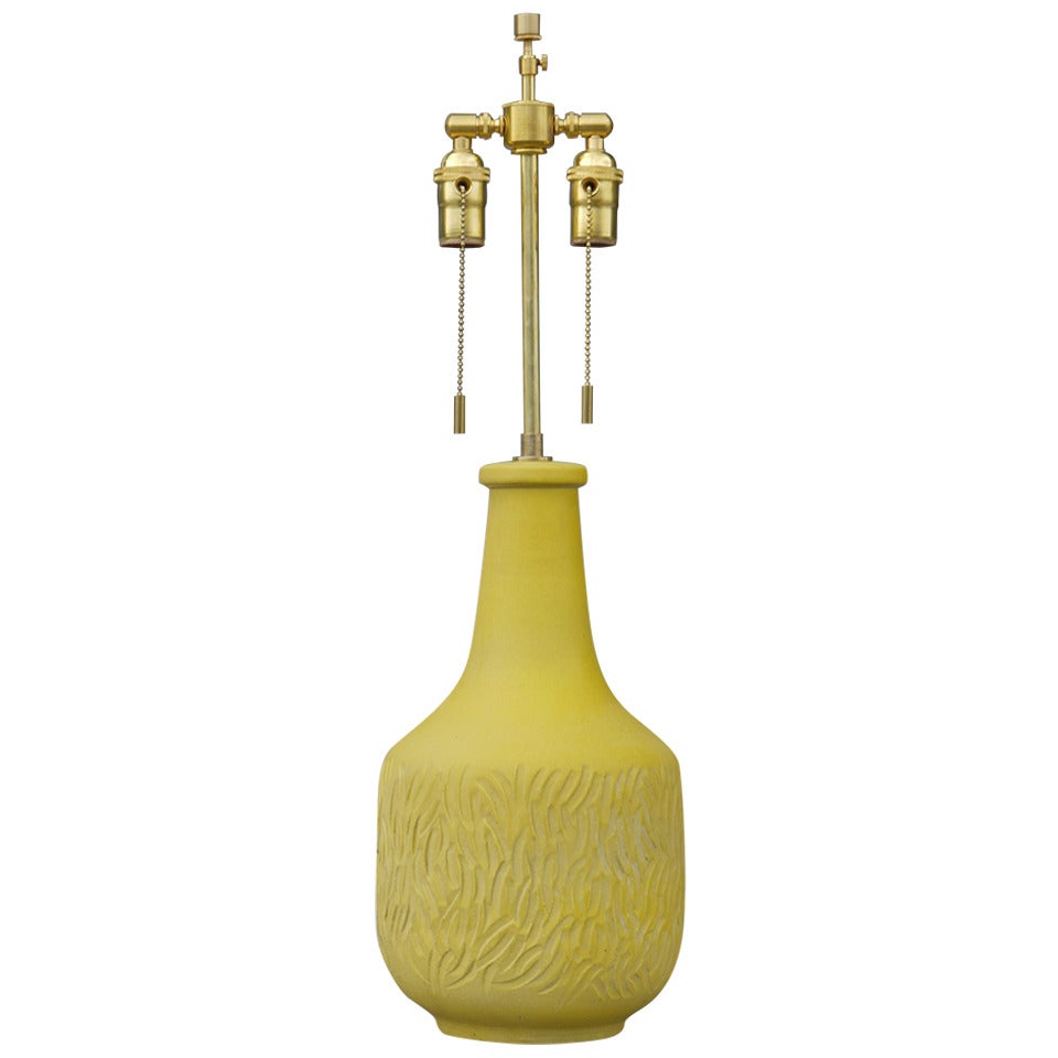 Banana Yellow Table Lamp by Design Technics For Sale