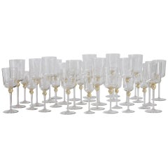 Murano Stemware Service for Ten