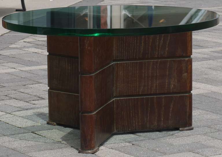 Early Coffee Table in Cerused Oak by Osvaldo Borsani In Good Condition In Kilmarnock, VA