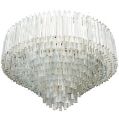 Palatial Venini Chandelier from World Trade Center in Boston