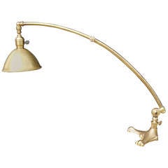 Antique Industrial Brass Work Lamp