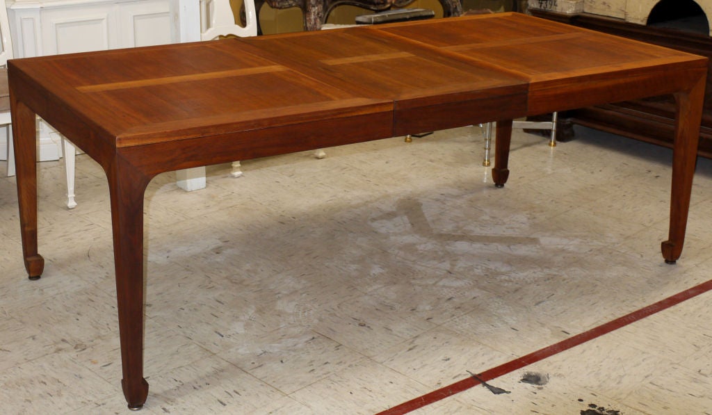 Michael Taylor for Baker Teak Dining Table