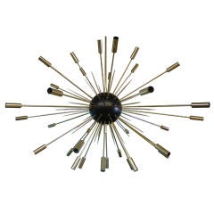 Massive Italian Brass and Enamel Sputnik 12