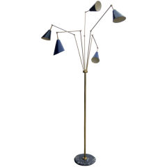 Italian Adjustable Multiple Arm Floor Lamp 11