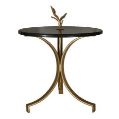 Gilt Iron Occasional Table by Maurice Beane