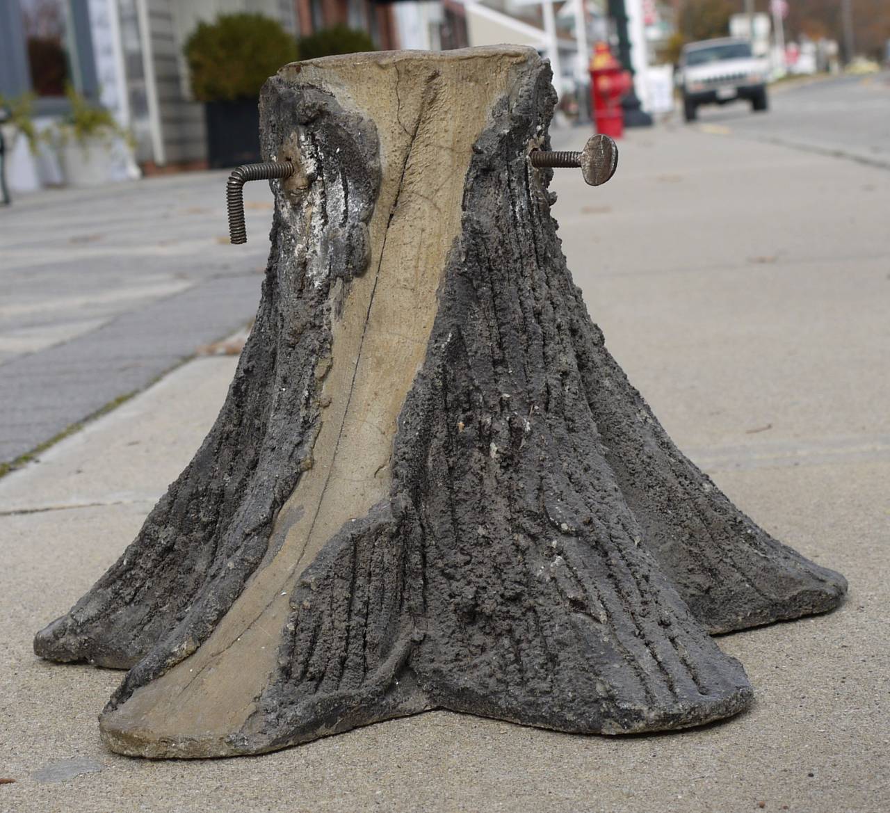 tree stump christmas tree stand