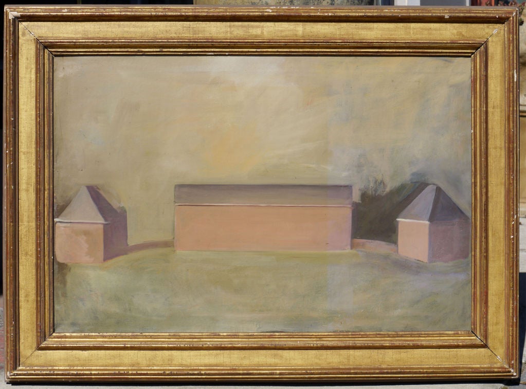 Large Early 20th Century Unfinished Painting