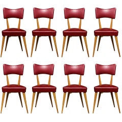 Stunning Set of 8 Italian Dining Chairs 1