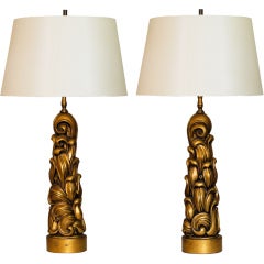 Pair of James Mont Lamps